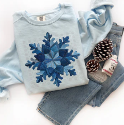 Denim Snowflake