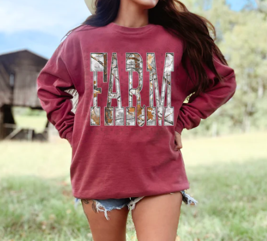 Camo FARM Word