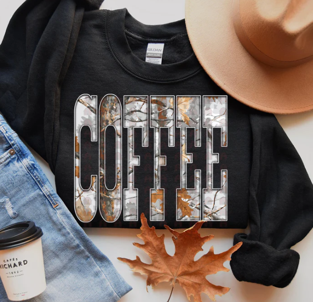 Camo COFFEE Word