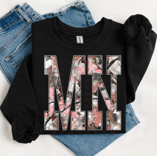 PINK Camo MN T-Shirt